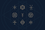 Ancient Tribal Symbols Set, a Graphic by CojoMoxon (Thumbnail 2 of 5)