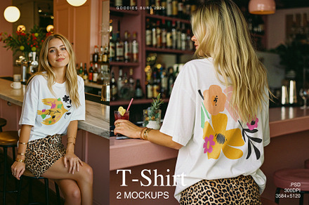 T-Shirt Mockup Bundle, a Shirt Mockup by Goodies.Buro