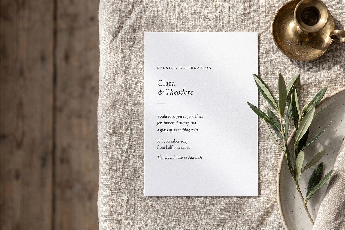 Wedding Stationery – 100 Templates, a Stationery Template by pawellpi (Photo 15 of 83)