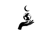 Hand Globe Silhouette Bundle, an Illustration by Designs_River (Thumbnail 16 of 31)