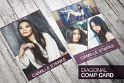 Professional - Diagonal Comp Card, a Flyer Template by Nate Bartlett Design (Thumbnail 1 of 3)