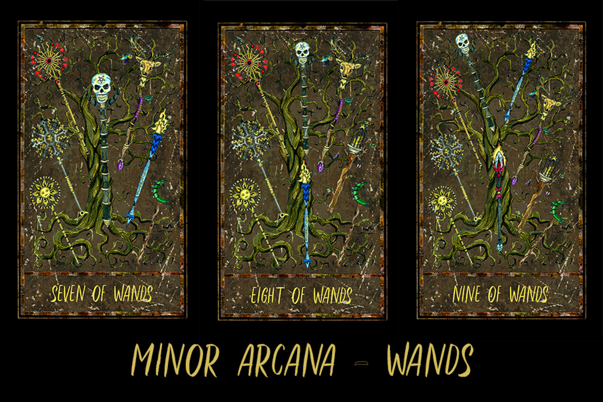 Magic Gate Tarot Deck colorful, a Decorative Illustration by Samiramay (Photo 26 of 27)