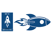Dynamic Rocket Icon Vector, a Technology Illustration by CarWrap design (Thumbnail 4 of 4)