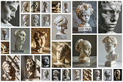 87 Sculpted marble heads, an Arts & Entertainment Photo by Handmadefont (Thumbnail 2 of 85)