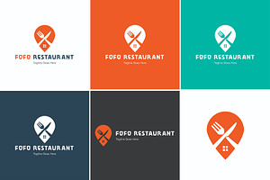 FoFo Restaurant - Logo Template, a Branding & Logo Template by DesignBox