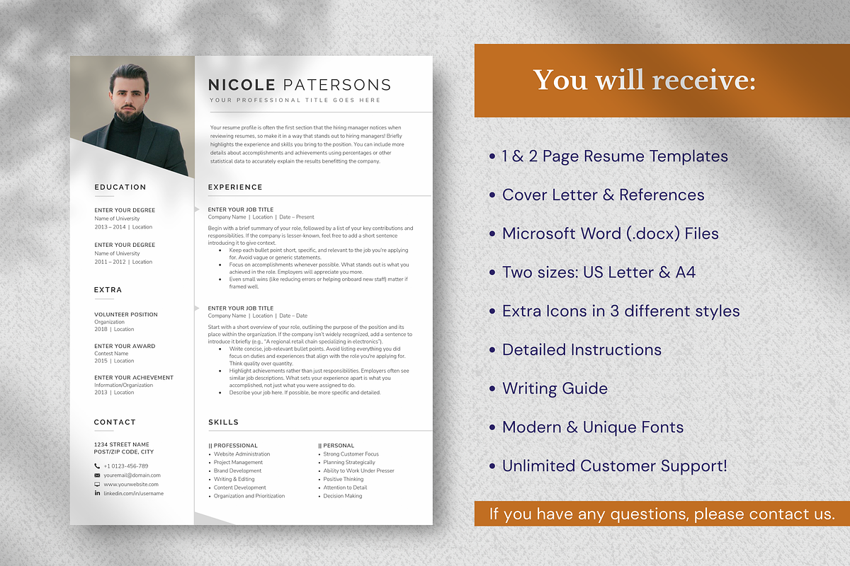 Professional Resume Template preview 7