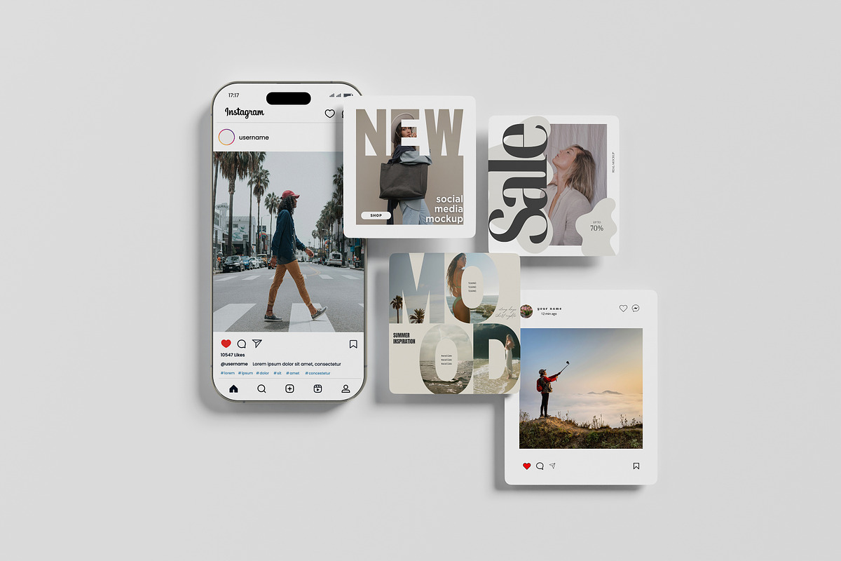 Social Media Mockups, an iPhone Mockup by Getdesign (Photo 4 of 5)