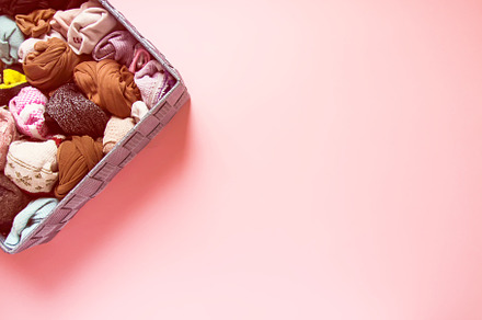 Small storage with socks in wardrobe, a Beauty & Fashion Photo by pictures for you