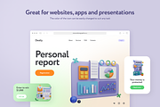 Destly Interface 3D Icons, a 3D by Welovegraphics (Thumbnail 4 of 7)