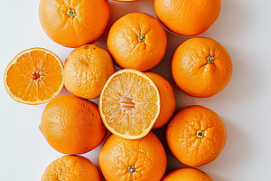 A vibrant display of whole and slice, a Photo by LOGOCREATIVE