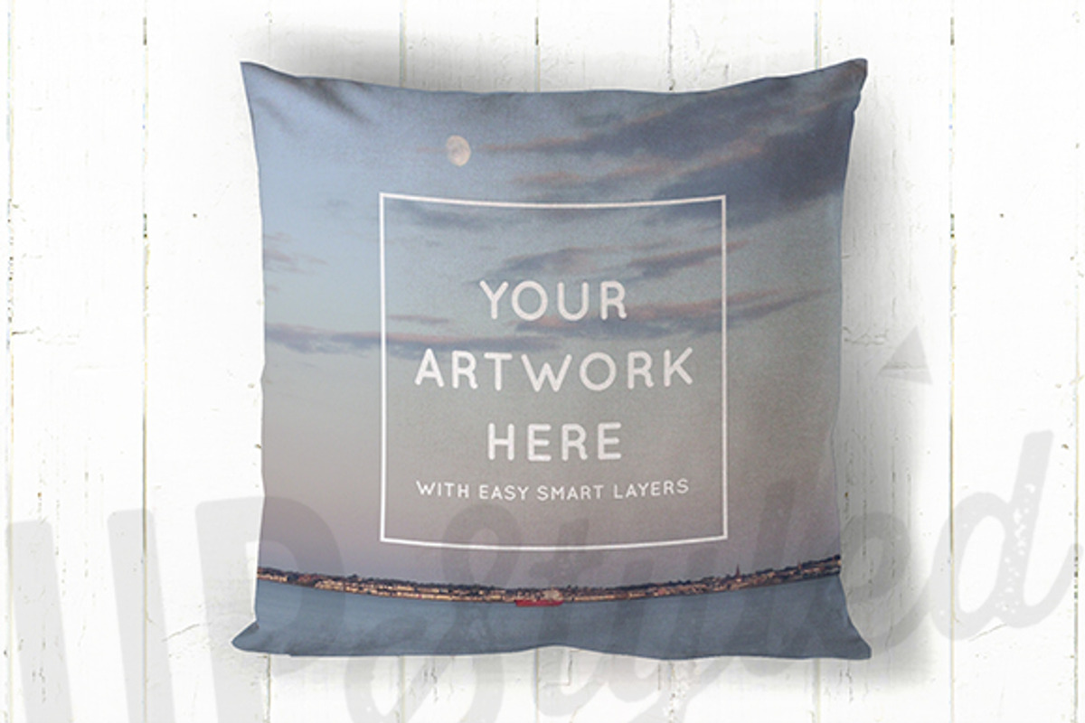 A167 Cushion Mock Up Stock Photo, a Product Mockup by UpStyled (Photo 3 of 6)