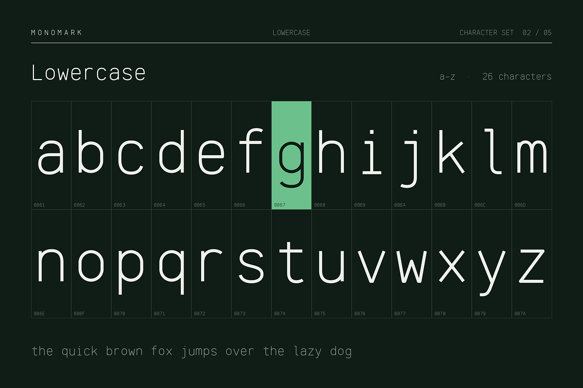 Monomark - Professional Monospace, a Sans Serif Font by HipFonts (Photo 15 of 17)