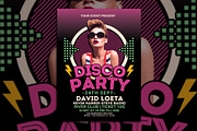 Disco Party Night, a Flyer Template by Muhamad Iqbal hidayat (Thumbnail 1 of 4)