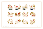 Sweet Cakes - Elements & Patterns, a Food Illustration by Artflorara (Thumbnail 4 of 12)