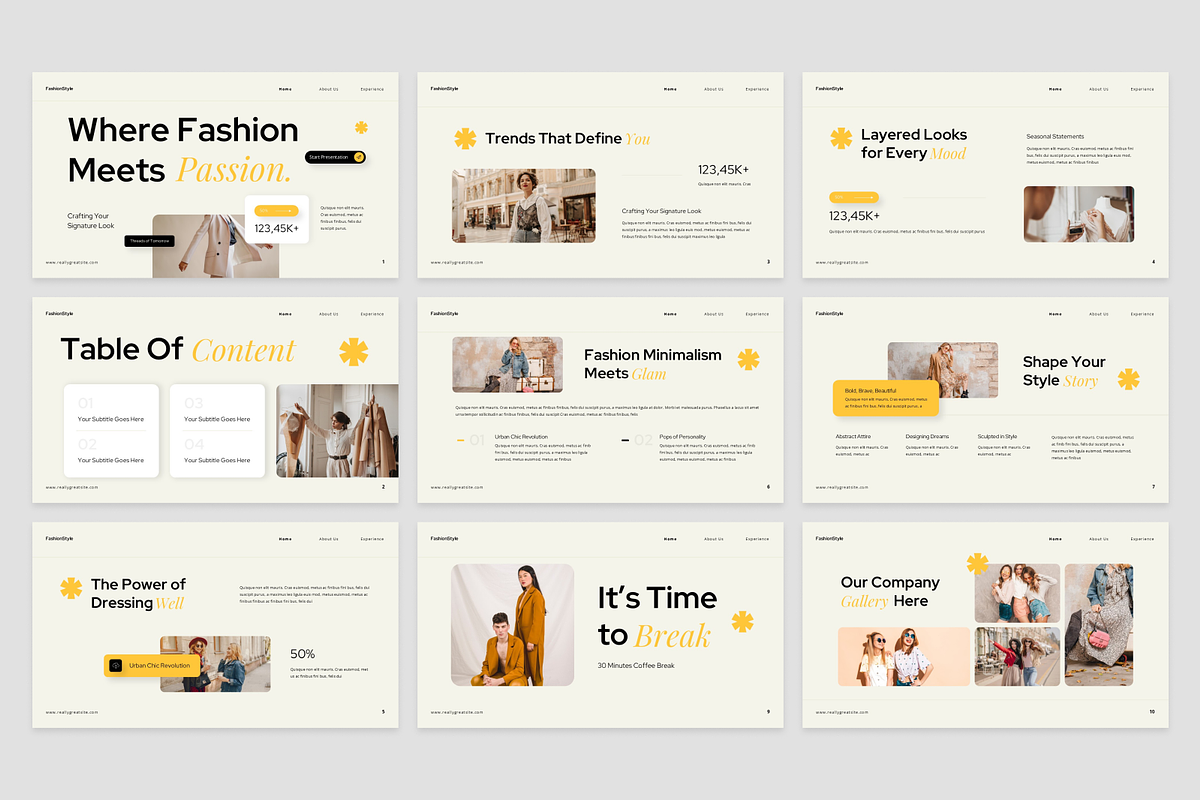 Fashion Presentation, a Presentation Template by Annora Studio (Photo 3 of 7)
