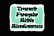 Chunky Hippie Display Font, a Font by Oui Studio (Thumbnail 3 of 10)