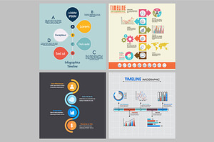 Timeline Infographics Bundle.