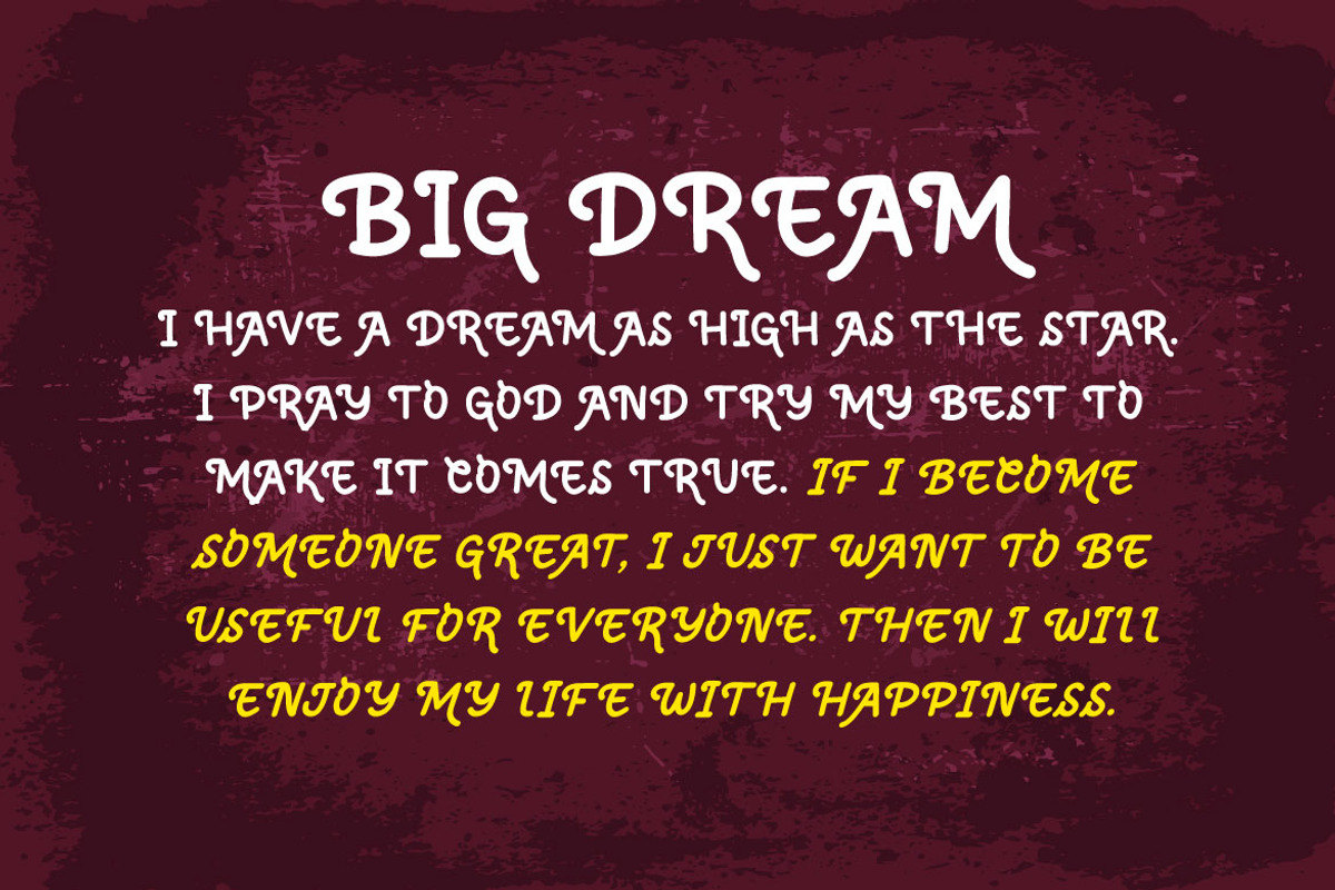 My Rose - Handwritten Display Font, a Sans Serif Font by Mightyfire (Photo 3 of 5)