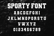 Sporty Varsity Font, a Slab Serif Font by Authentic Studio (Thumbnail 7 of 7)
