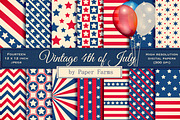 Retro Fourth of July, a Pattern Graphic by Paper Farms (Thumbnail 1 of 2)