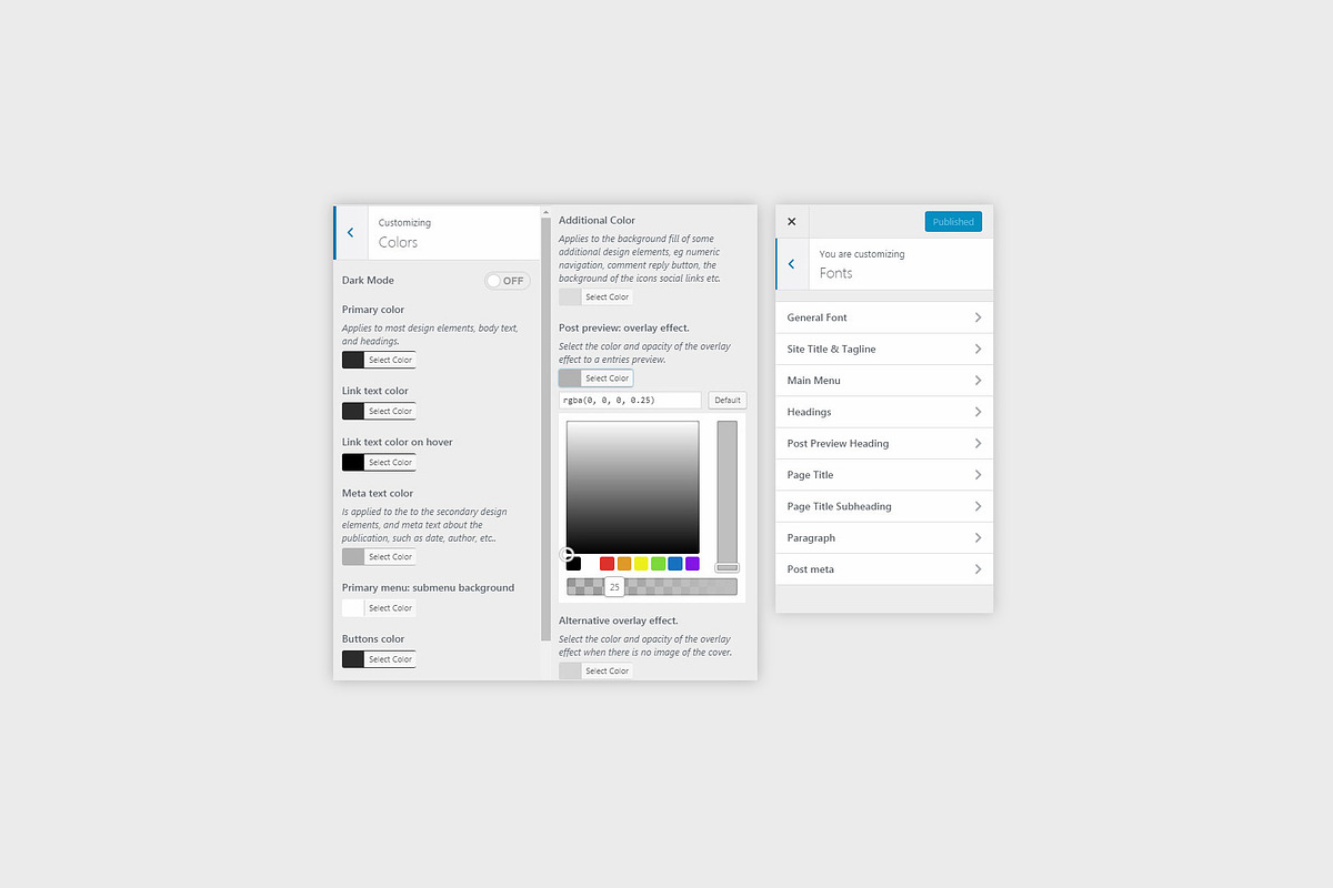 Portfolio Theme Imagery Pro, a WordPress Template by DinevThemes (Photo 5 of 6)
