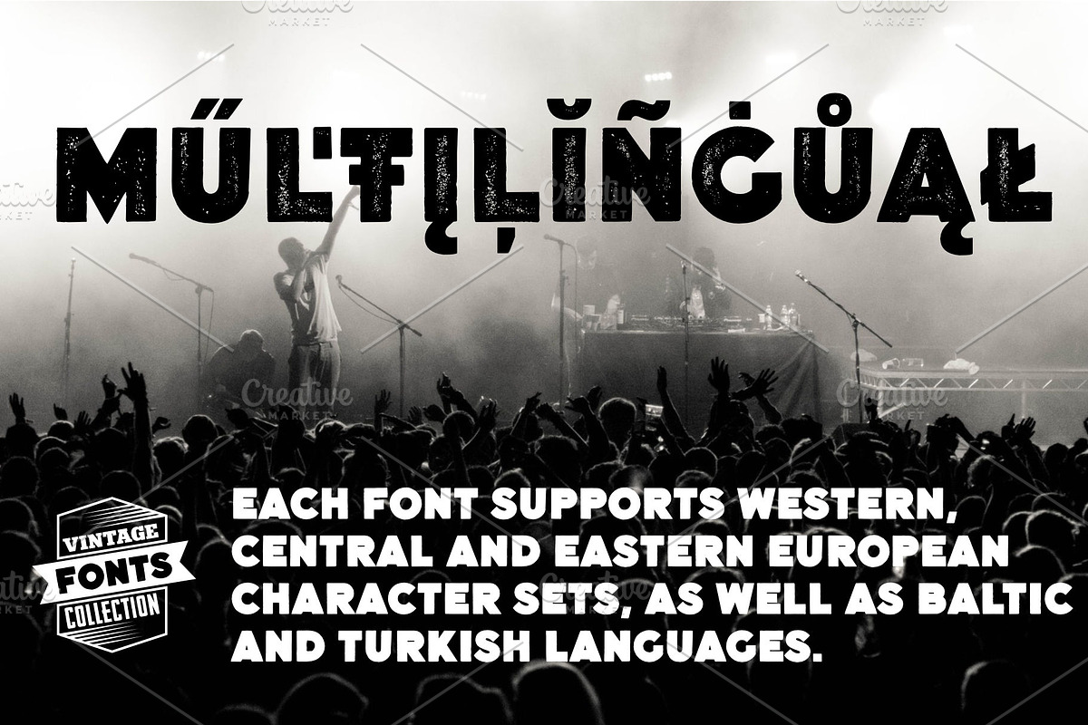 Besson - 2 vintage fonts preview 4