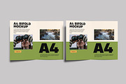 A4 Bi-Fold Brochure Mockup, an Advertising Mockup by safrizalstudio (Thumbnail 7 of 13)