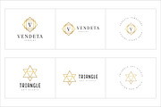 300 Geometric Premade Logo Bundle, a Branding & Logo Template by XpertgraphicD (Thumbnail 53 of 63)