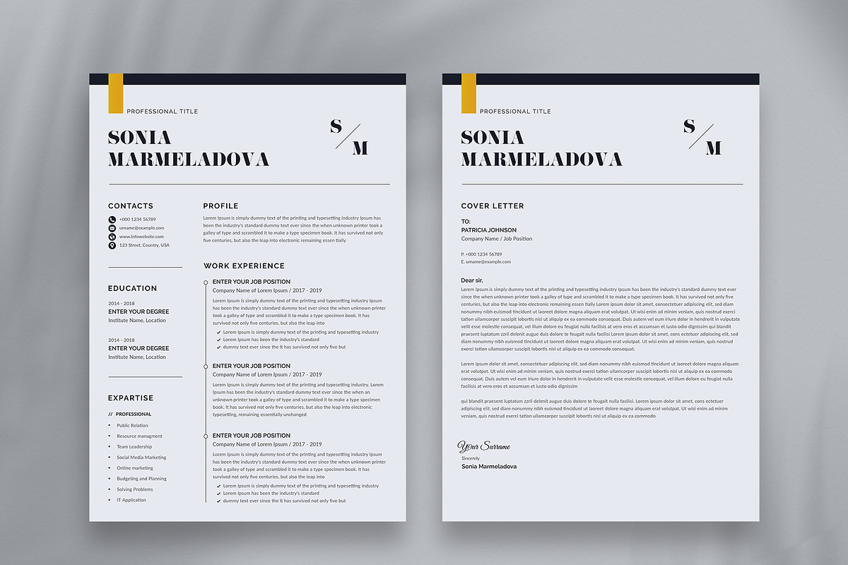 Resume/CV, a Resume Template by Aspect_Studio (Photo 3 of 5)