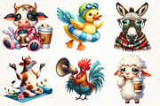 Funny Farm Animal Sublimation, an Illustration by Pixels.Craft (Thumbnail 2 of 7)