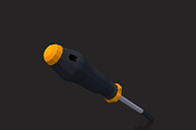 Low Poly Screwdriver V2, an Object 3D Model by CreativeeArt (Thumbnail 4 of 8)