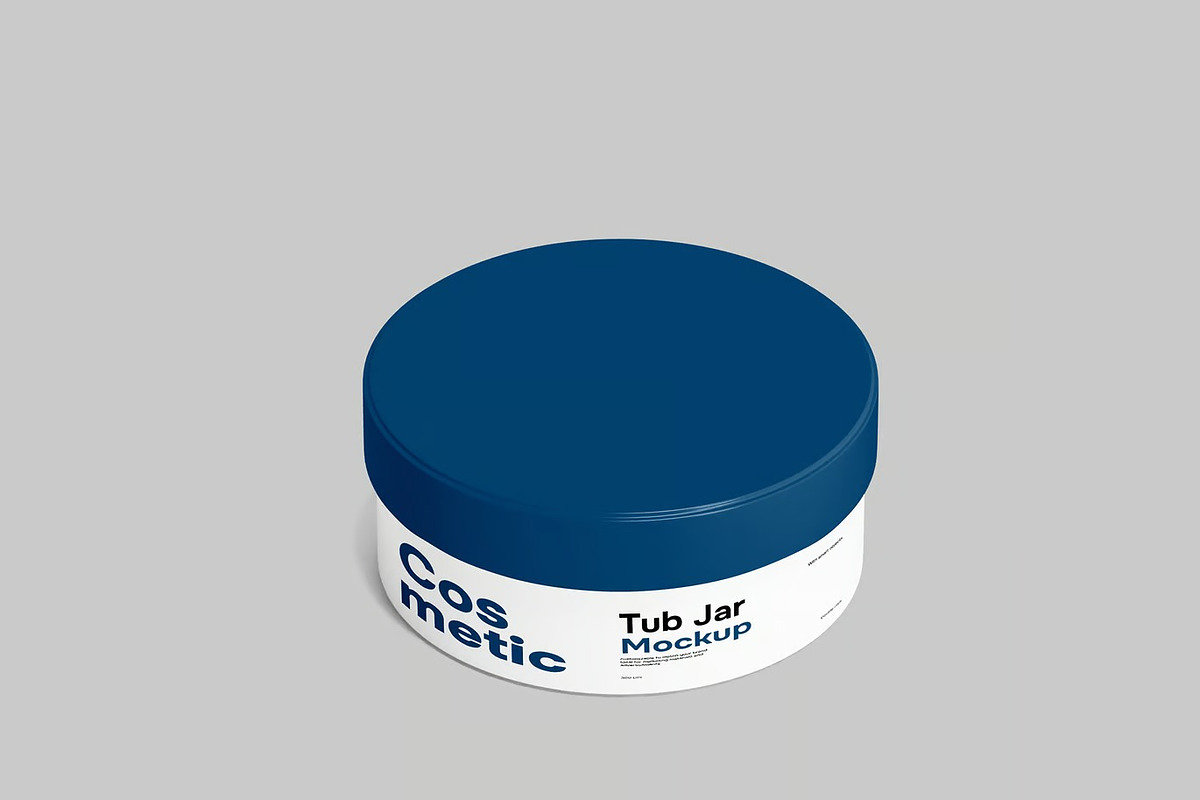 Cosmetic Tub Jar Mockup, a Packaging Mockup by renderstockmarket (Photo 4 of 4)