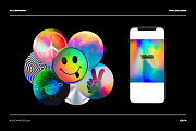 Hologasm - Iridescent Backgrounds, a Background Graphic by FLYERWRK (Thumbnail 4 of 8)
