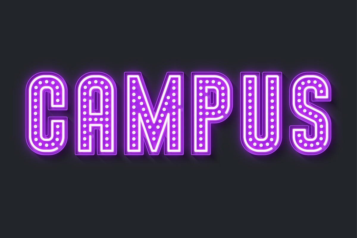 Retro LEDs and neon show alphabet, an Object Graphic by RevelStockart (Photo 11 of 12)