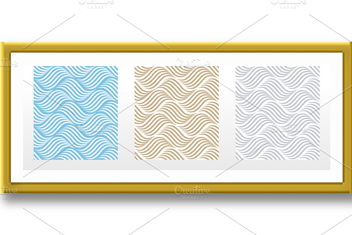 Geometric set of patterns, a Pattern Graphic by RODINA (Photo 2 of 3)