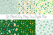 St. Patrick’s Day Party Icons Patter, a Texture Illustration by DreamPrint404 (Thumbnail 3 of 8)