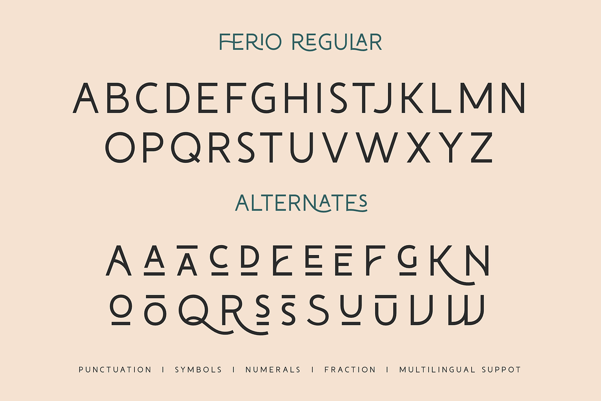Ferio, a Sans Serif Font by Larin Type Co. (Photo 13 of 15)