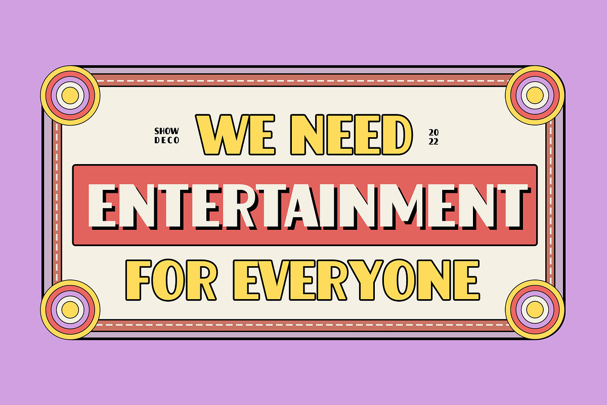 Showdeco | Retro Art Deco Font, a Sans Serif Font by Tiptop Graphic (Photo 2 of 10)