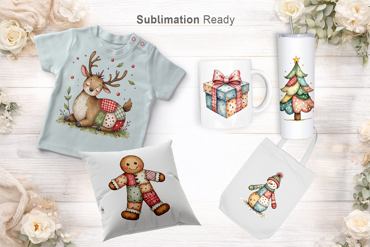 Watercolor Christmas Clipart Bundle, an Illustration by Artnoy (Photo 6 of 8)