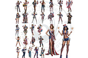 4th of july Patriotic Characters V2, a Person Illustration by ThatsDesignArt (Thumbnail 5 of 10)