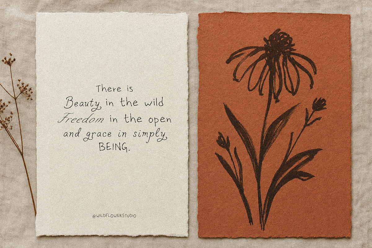 Simple Living - Handwritten Fonts, a Handwritten Font by AndrewPixelType (Photo 2 of 15)