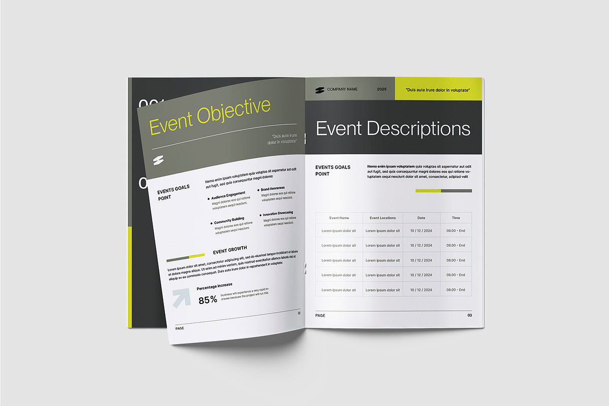 Project Business Proposal Template, a Brochure Template by TMint Play (Photo 3 of 8)
