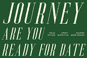 Aguero Serif Rough, a Serif Font by Craft Supply Co. (Thumbnail 4 of 8)