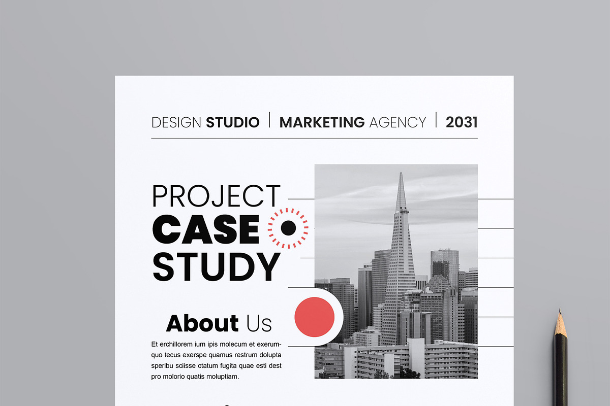 Case Study Design Layout, a Stationery Template by MightyDesign (Photo 2 of 8)
