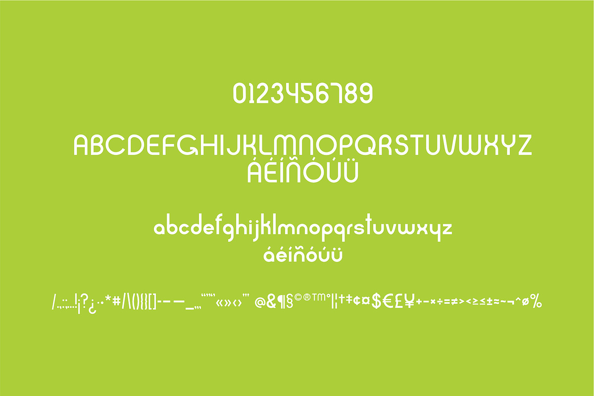 Ordenado Font - Round San Serif, a Sans Serif Font by noonsun (Photo 5 of 5)