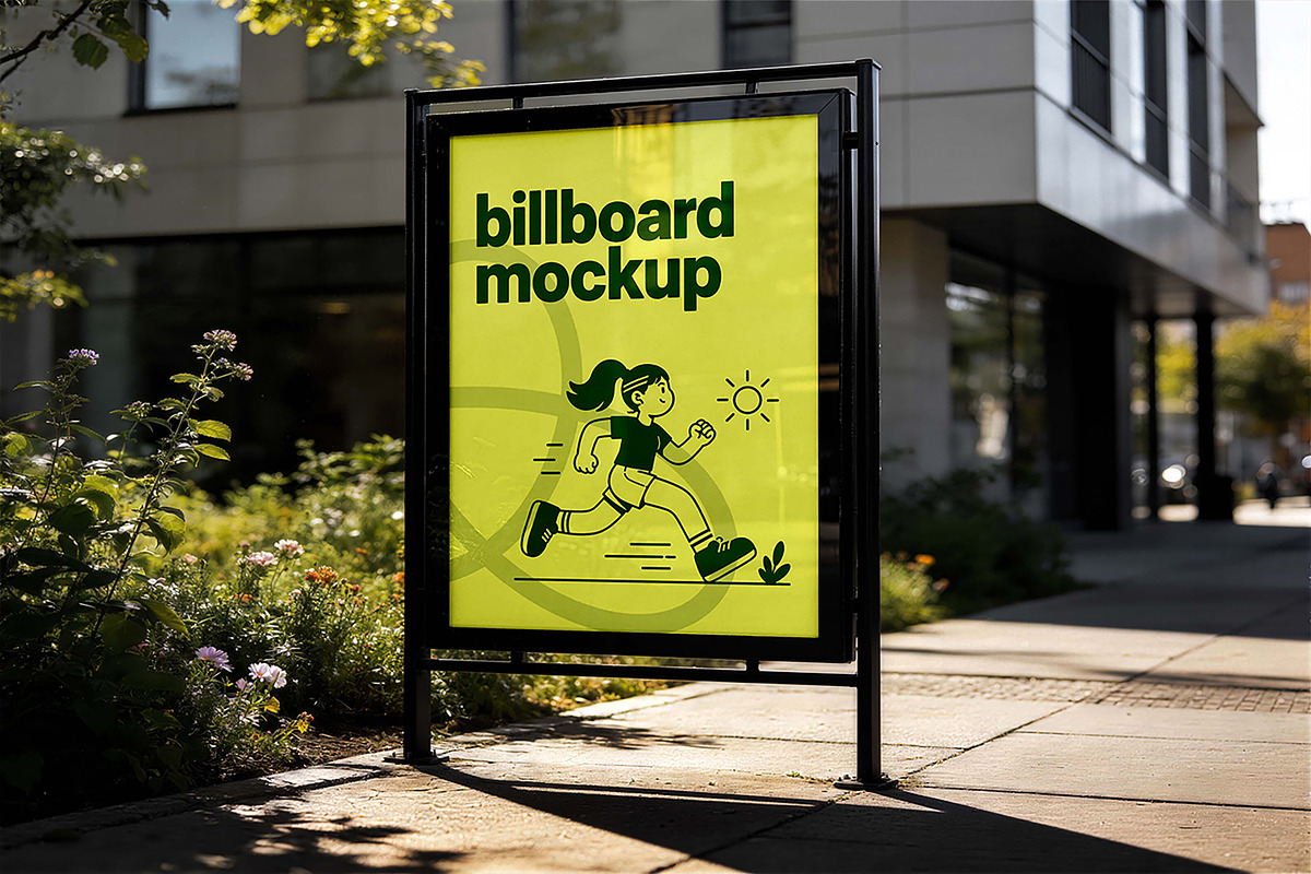 Outdoor Advertising Billboard Mockup, an Advertising Mockup by Pitchlook.Studio (Photo 3 of 4)