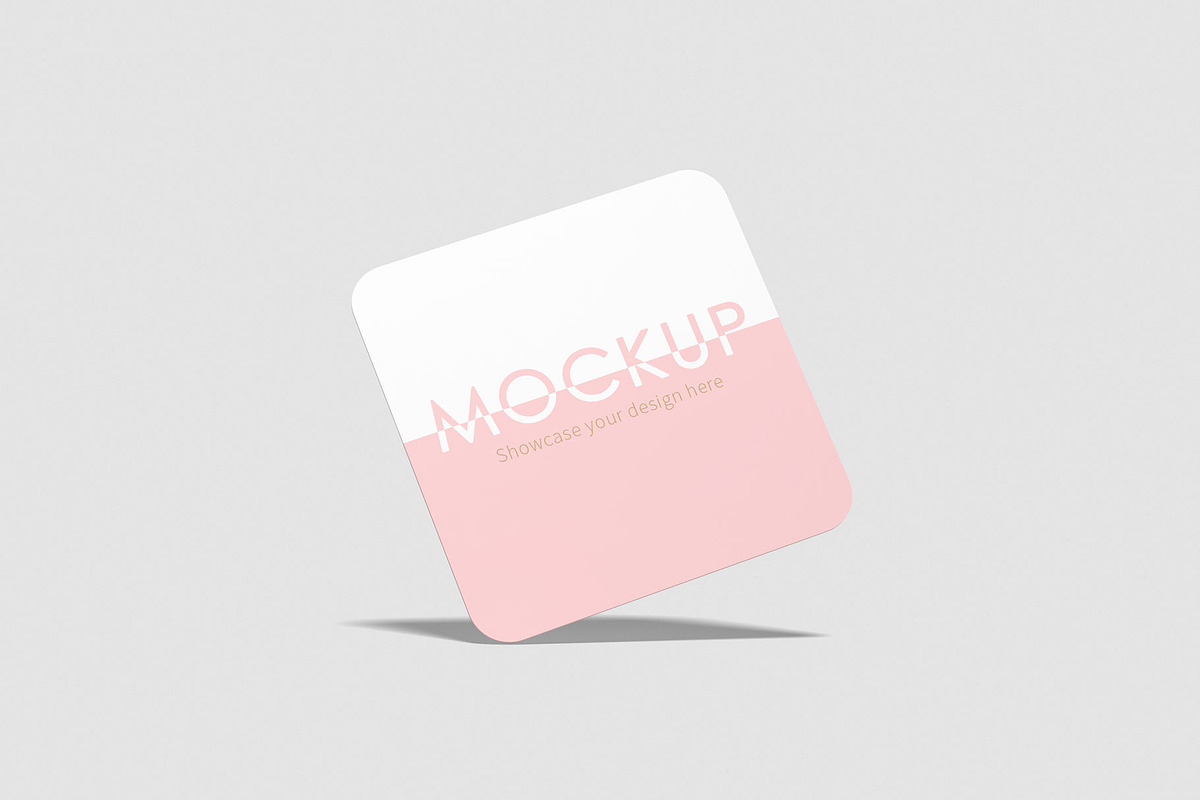 Square Business Card Mock-up, a Books & Magazine Mockup by pixiegraphics (Photo 13 of 15)