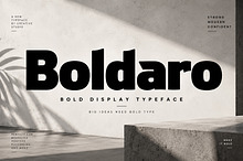 Boldaro – Bold Display Typeface