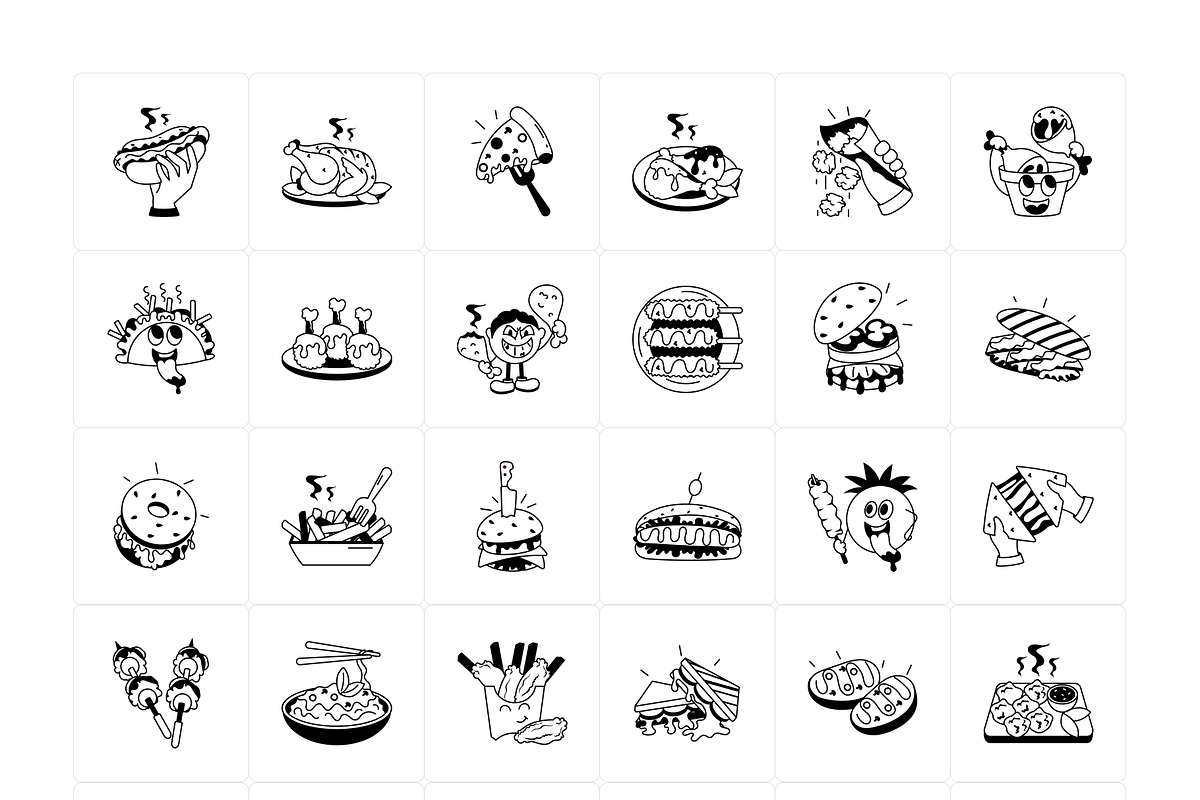 Fast Food Stickers, an Emoji Icon by Vectors Market (Photo 7 of 8)