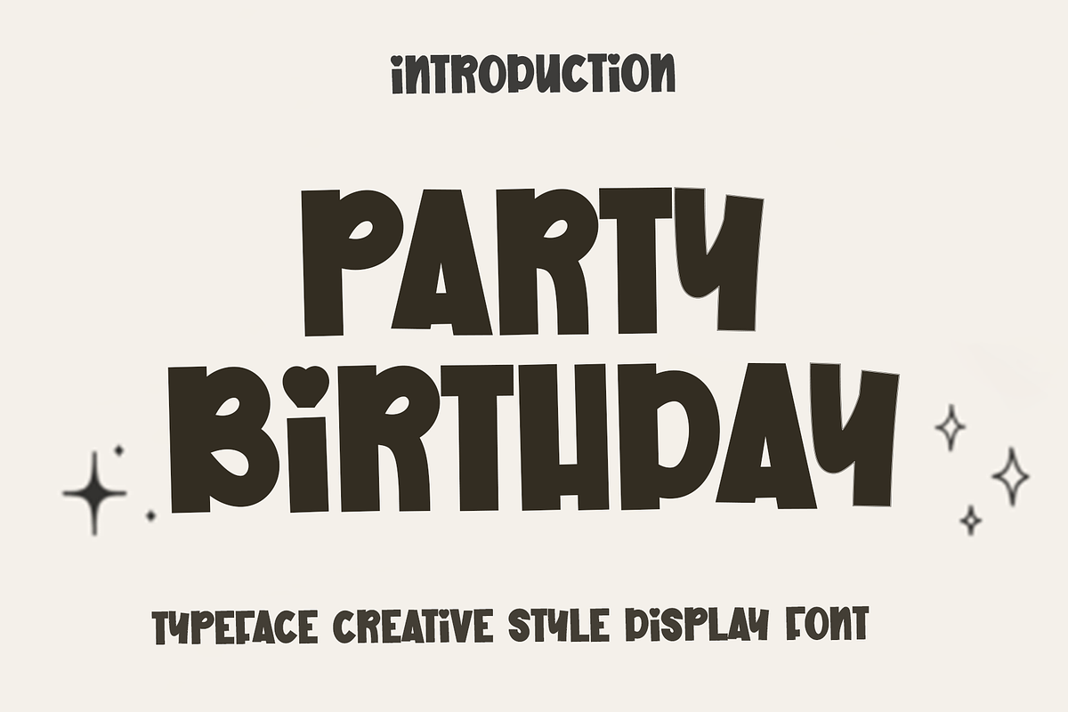 Party Birthday, a Script Font by InermediaSTUDIO (Photo 1 of 8)